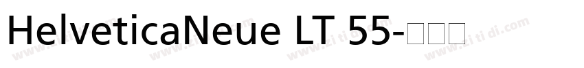 HelveticaNeue LT 55字体转换